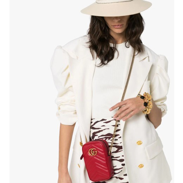 ★2020年春夏新作 グッチコピー 日本未入荷★【グッチ】GGマーモント ミニバッグ